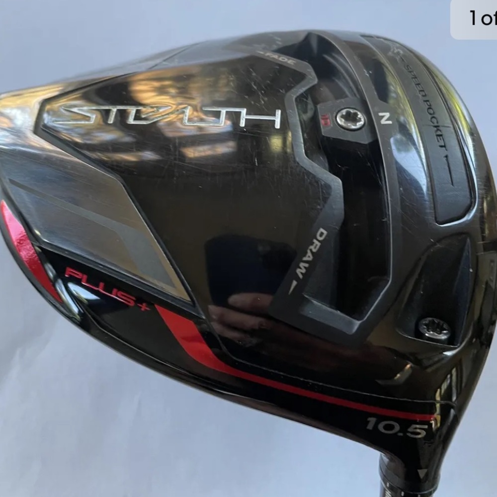 Taylor Made stealth plus. 10.5 loft, stiff flex shaft. Driver, used looks great